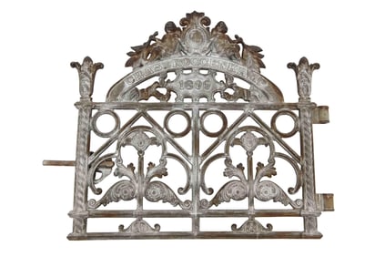 Antique 19th Century Cemetary Gate