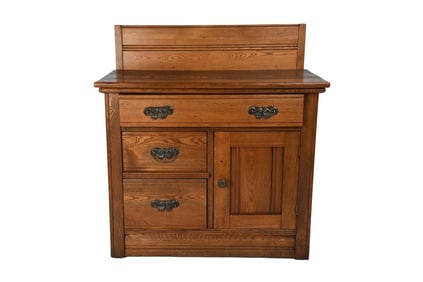 Early Cabinet Wash Stand