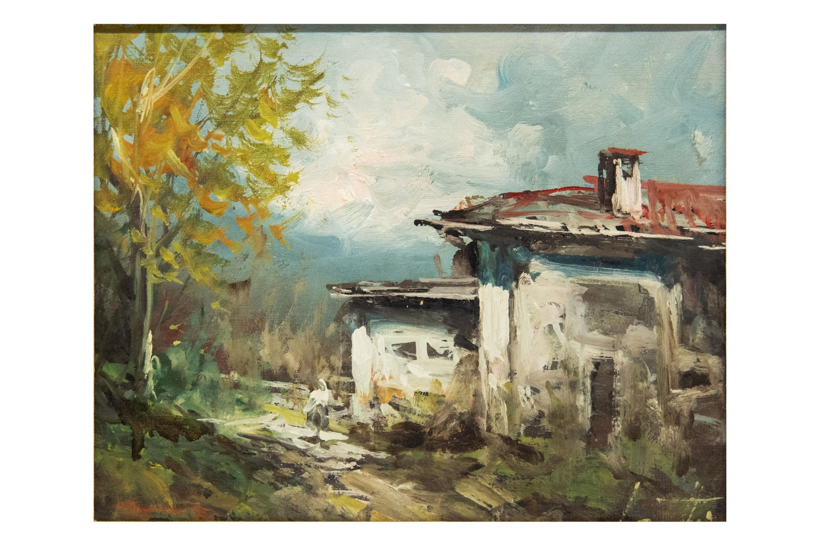 Impressionist, Oil on Canvas: Impressionist Oil on Canvas Likely late 19th / early 20th Century - Frame in as is condition. Approximate Image Size: 7.25” H x 9” W Approximate Framed Size: 13.25” H x 15.75”