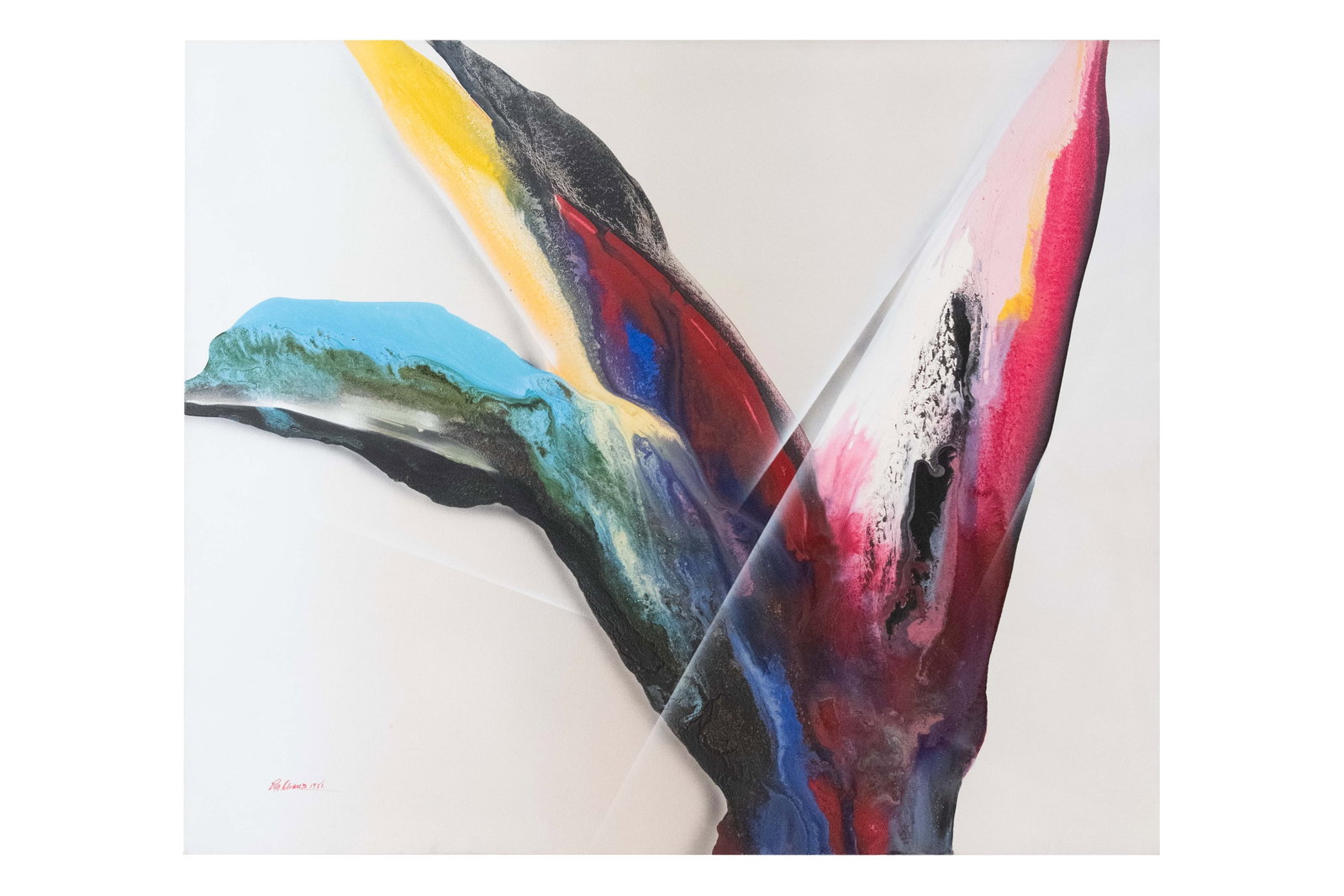 Elba Alvarez, Venezuela 1944-2005, Untitled Abstract, 1981, Oil And Acrylic on Canvas (1 of 11)