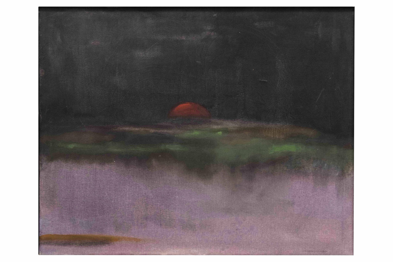 Michael McGuigan, Impressionist Sunset Scene, Oil on Canvas (1 of 6)