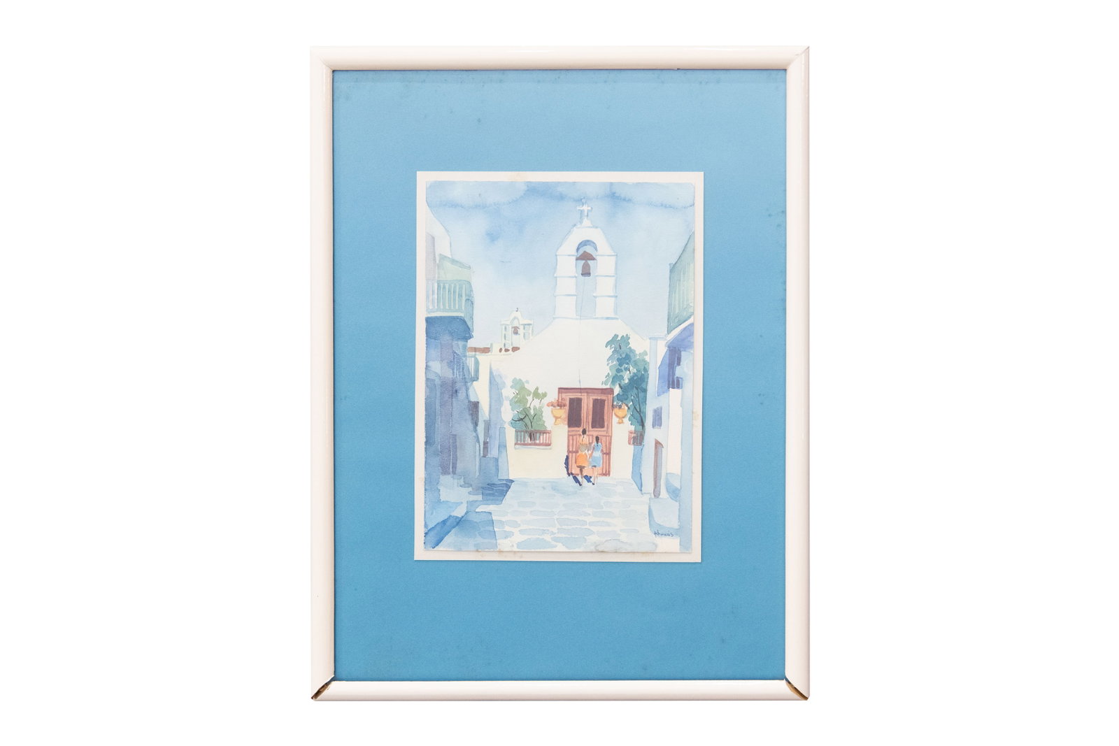 Odysseas Fokas, 1857-1946, Odysseas Fokas, Greek Scene, Watercolor on Paper (1 of 7)