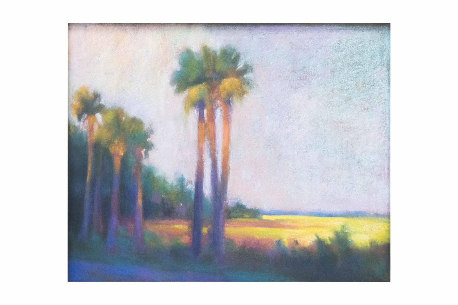 Susan Mayfield West, American , Palm Landscape, Pastel (1 of 8)