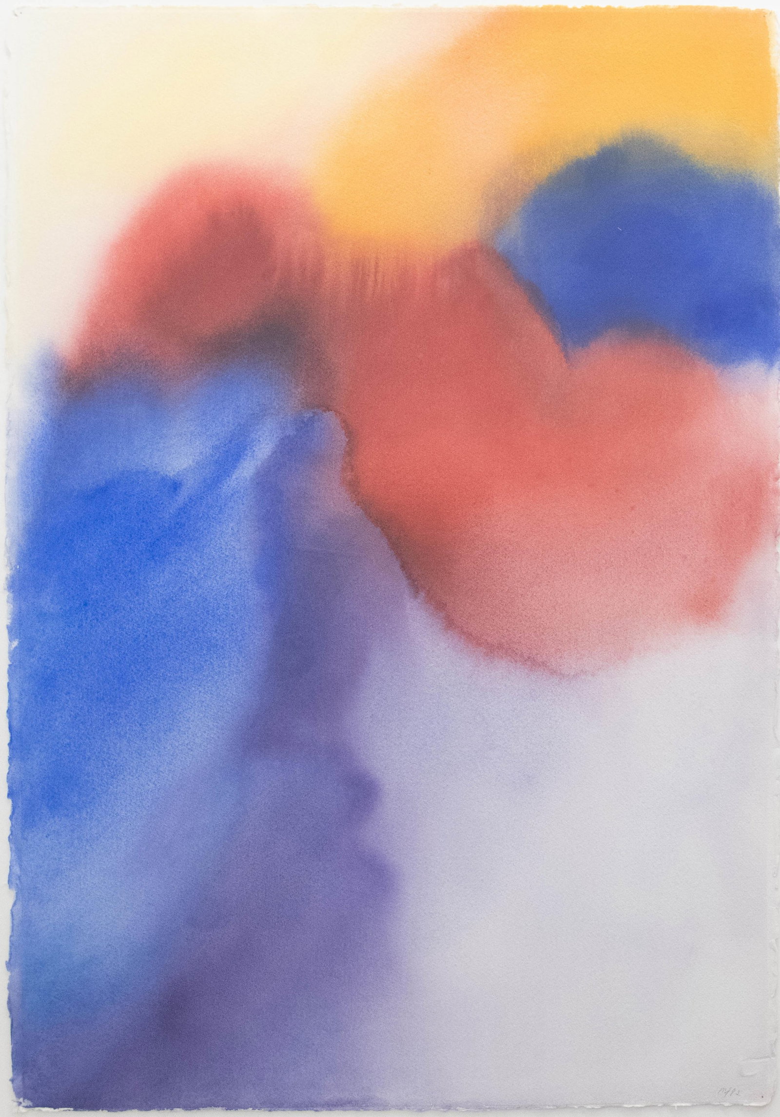 Abstract Watercolor, 1982 (1 of 6)