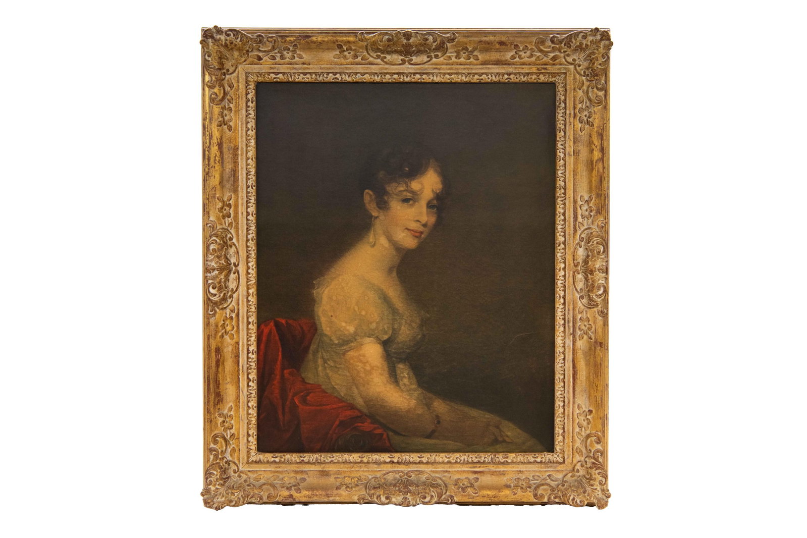 Ornate Antique Frame with Portrait (1 of 13)