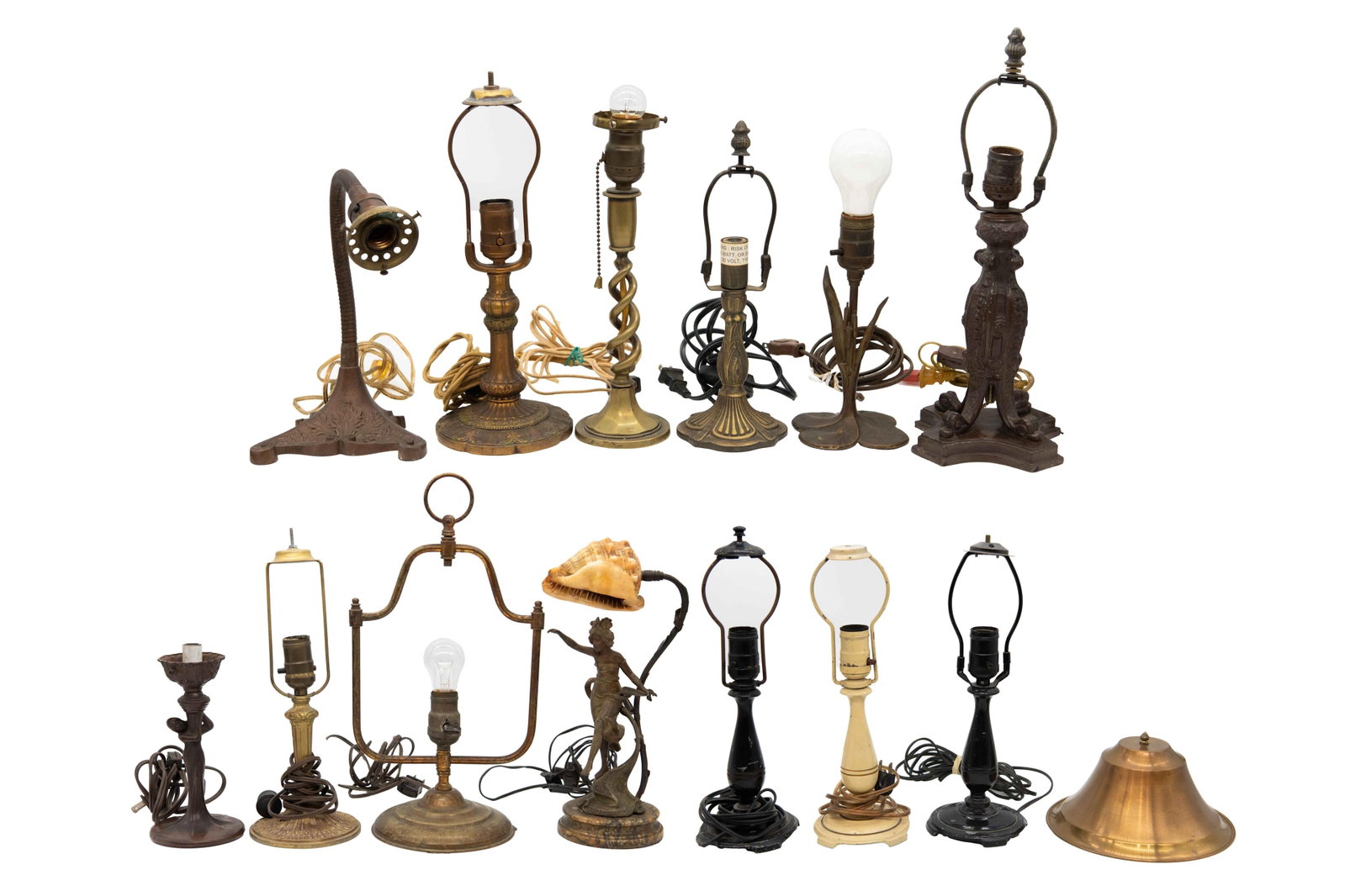 Group of Miscellaneous Lamp Bases (1 of 6)