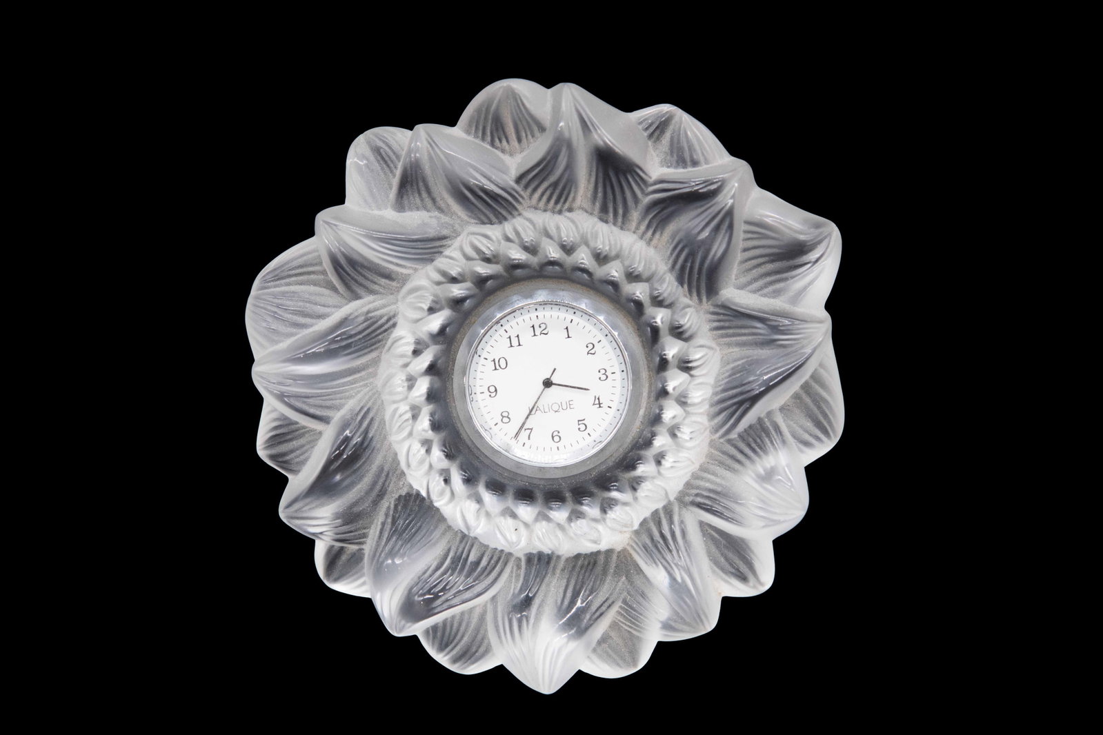 Crystal Lalique Soleil Clock (1 of 7)