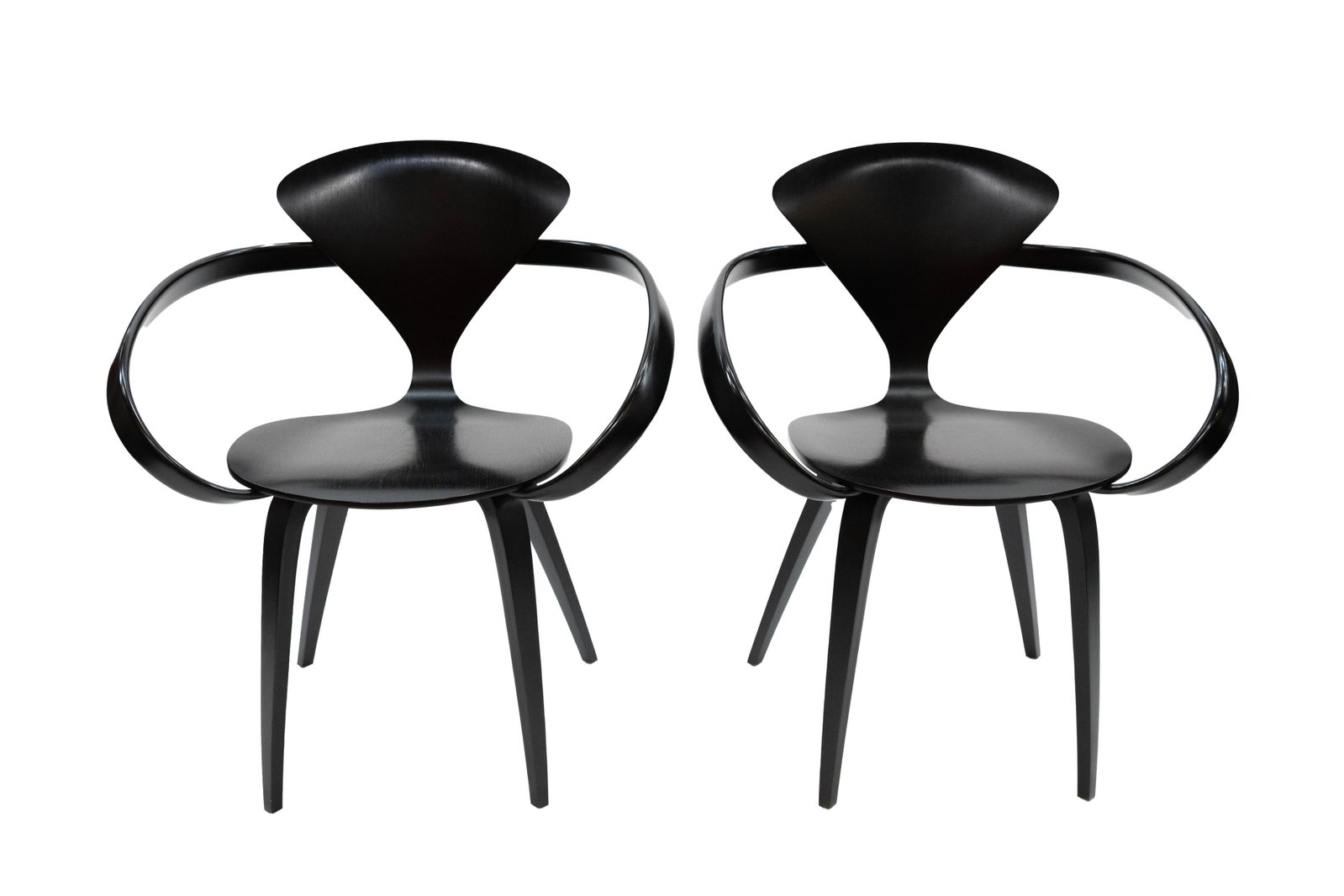 Norman Cherner, 1920-1987, Pair of Pretzel Armchairs #1 (1 of 10)