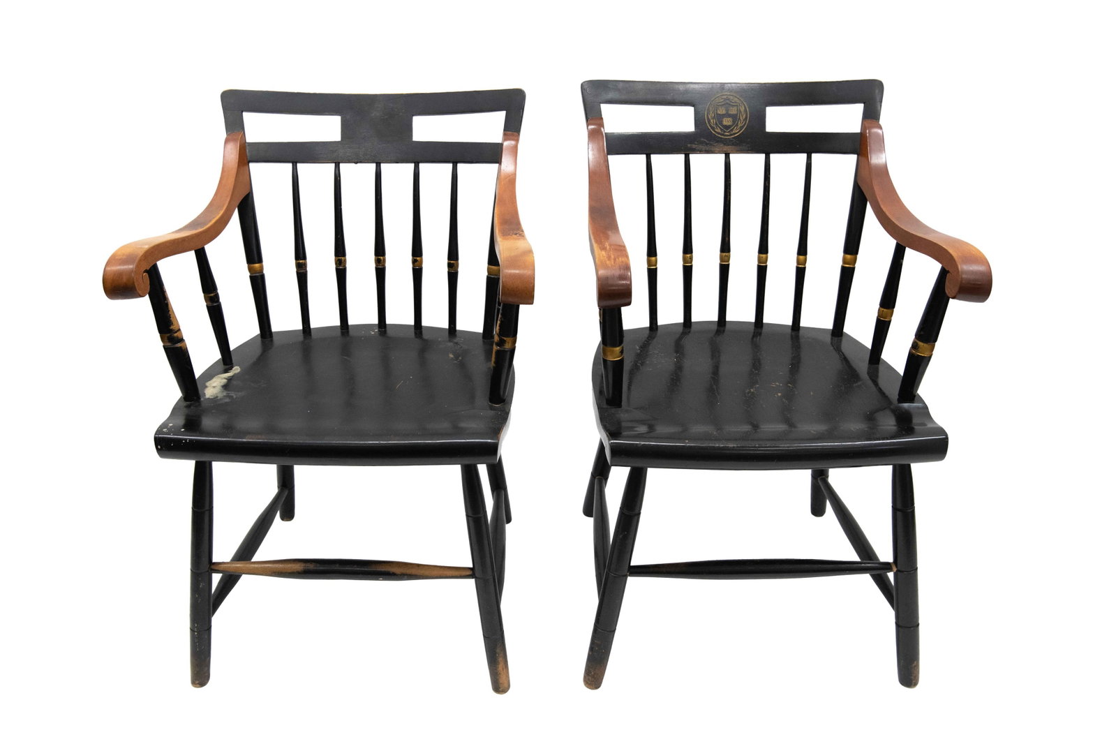 Pair of Antique Harvard Style Chairs (1 of 11)