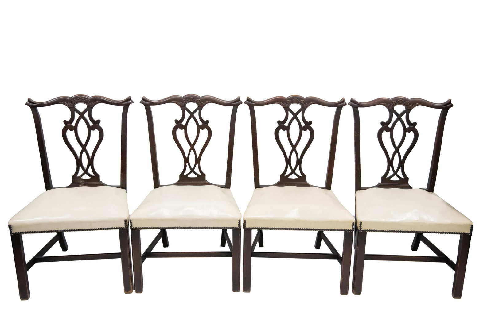 Set of 4 Upholstered Dining Chairs (1 of 20)