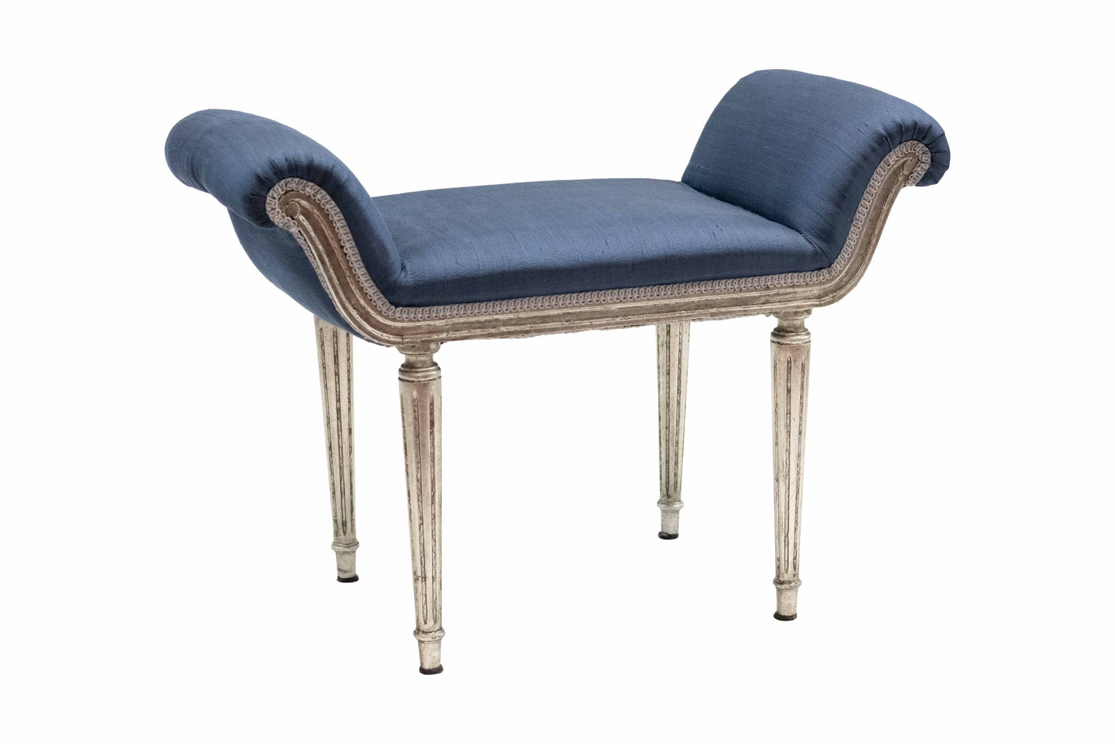 Louis XVI Style Bench seat: Louis XVI Style Bench seat Approximate size: 22” H x 31.5” W x 15” D If you are viewing this lot on Live Auctioneers, please note there are additional images listed via our website