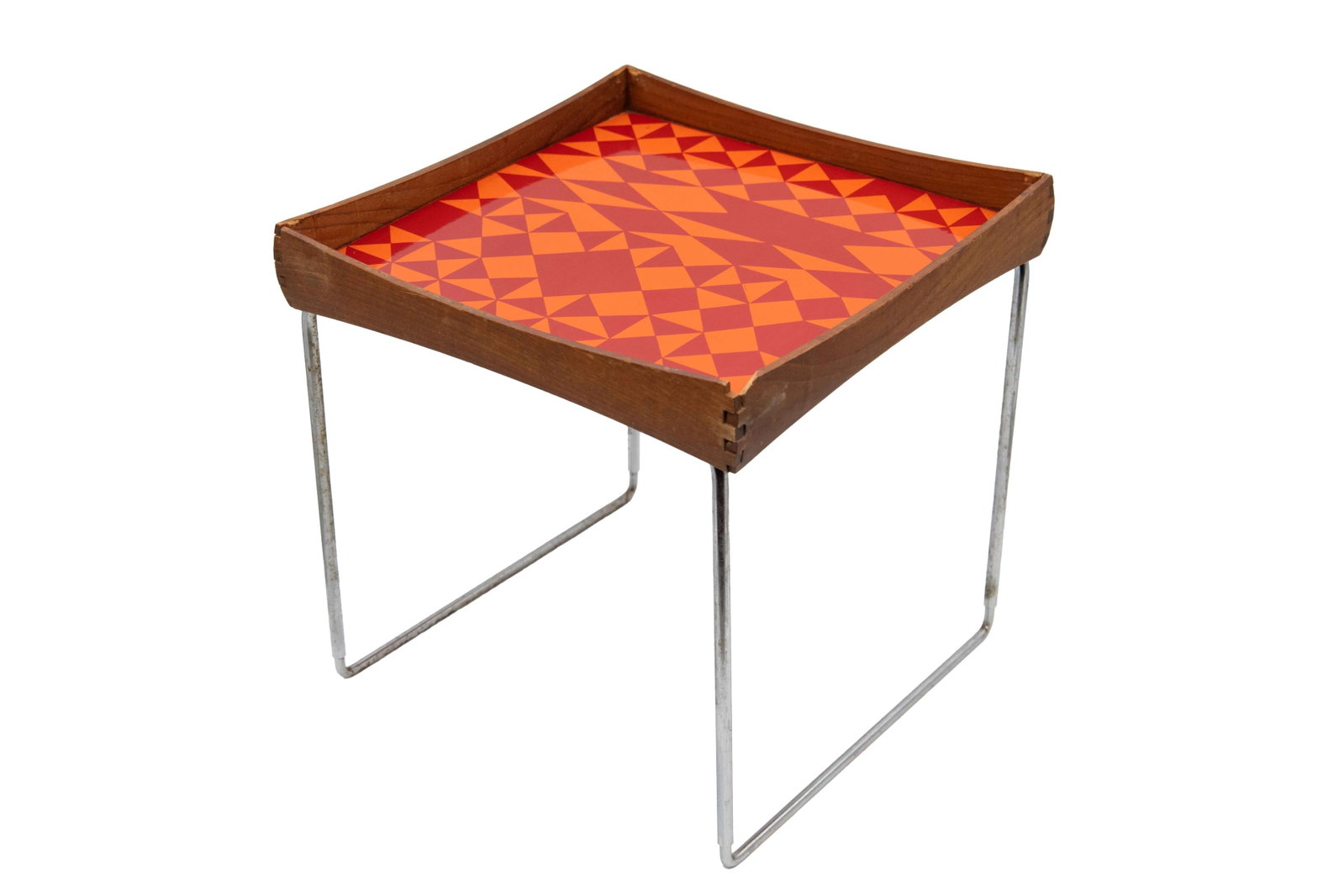 Hermann Bongard, For Plus Two Tray Table, Teak & Enamel (1 of 15)