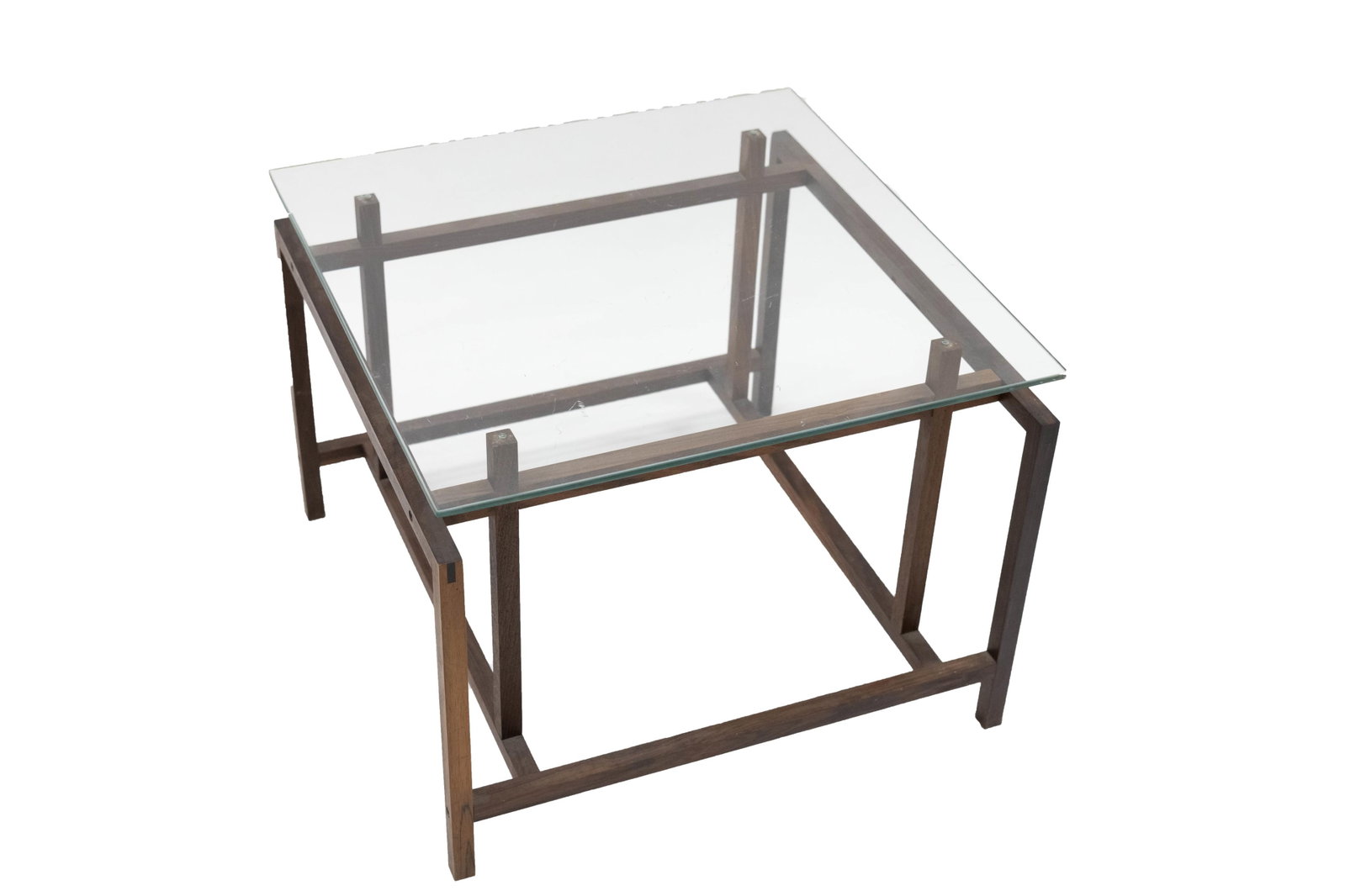 Henning Norgaard, Danish Modern Rosewood Glass Top Table (1 of 20)