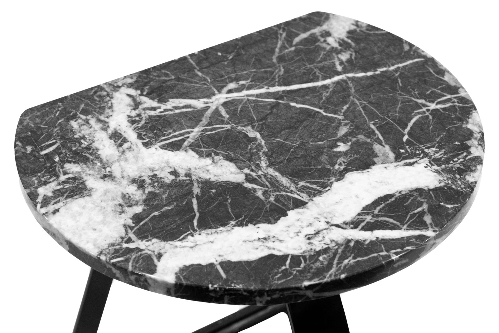 Custom Marble Top Side Table - 2