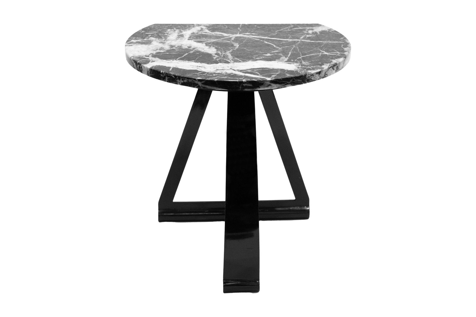 Custom Marble Top Side Table - 5