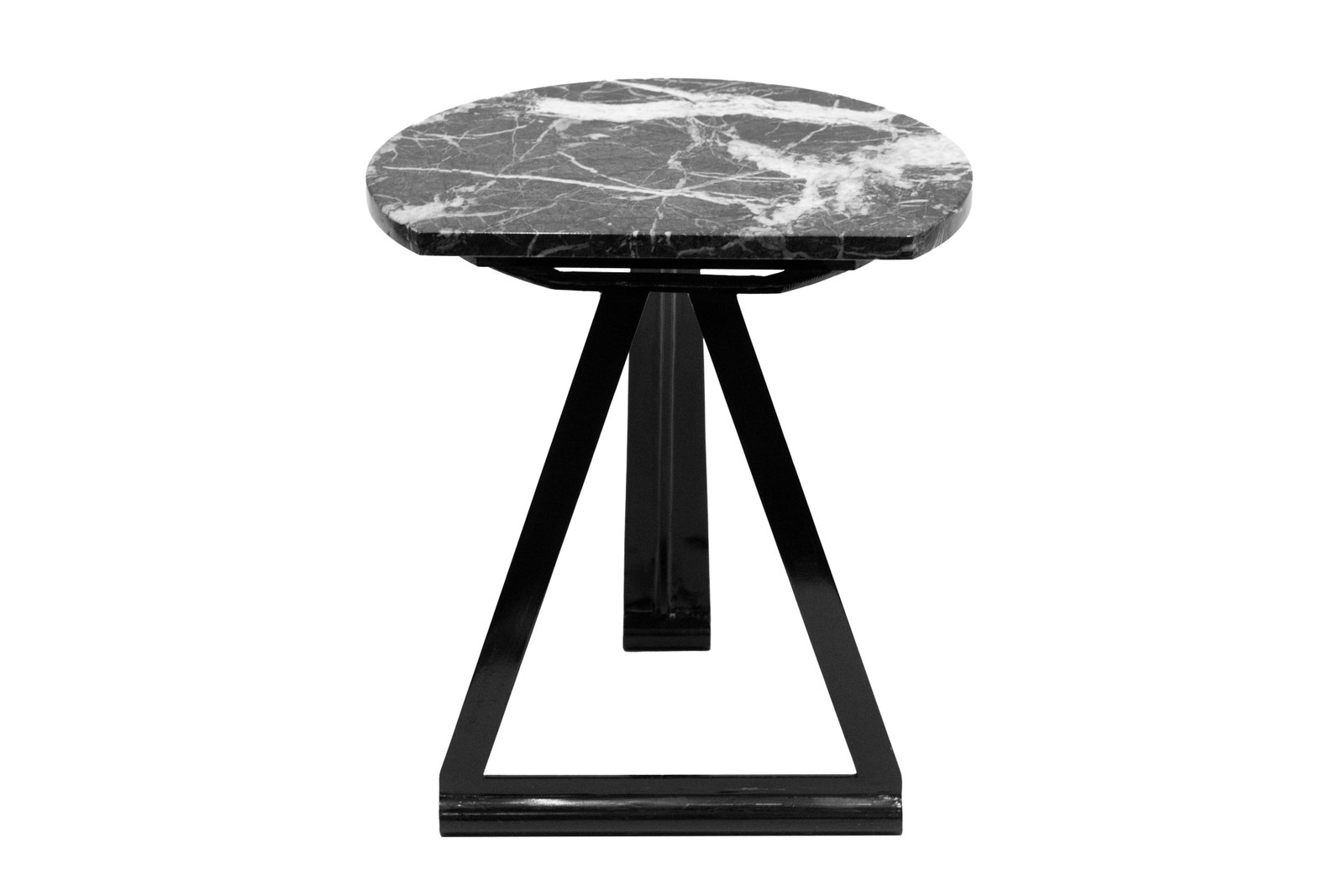 Custom Marble Top Side Table - 7