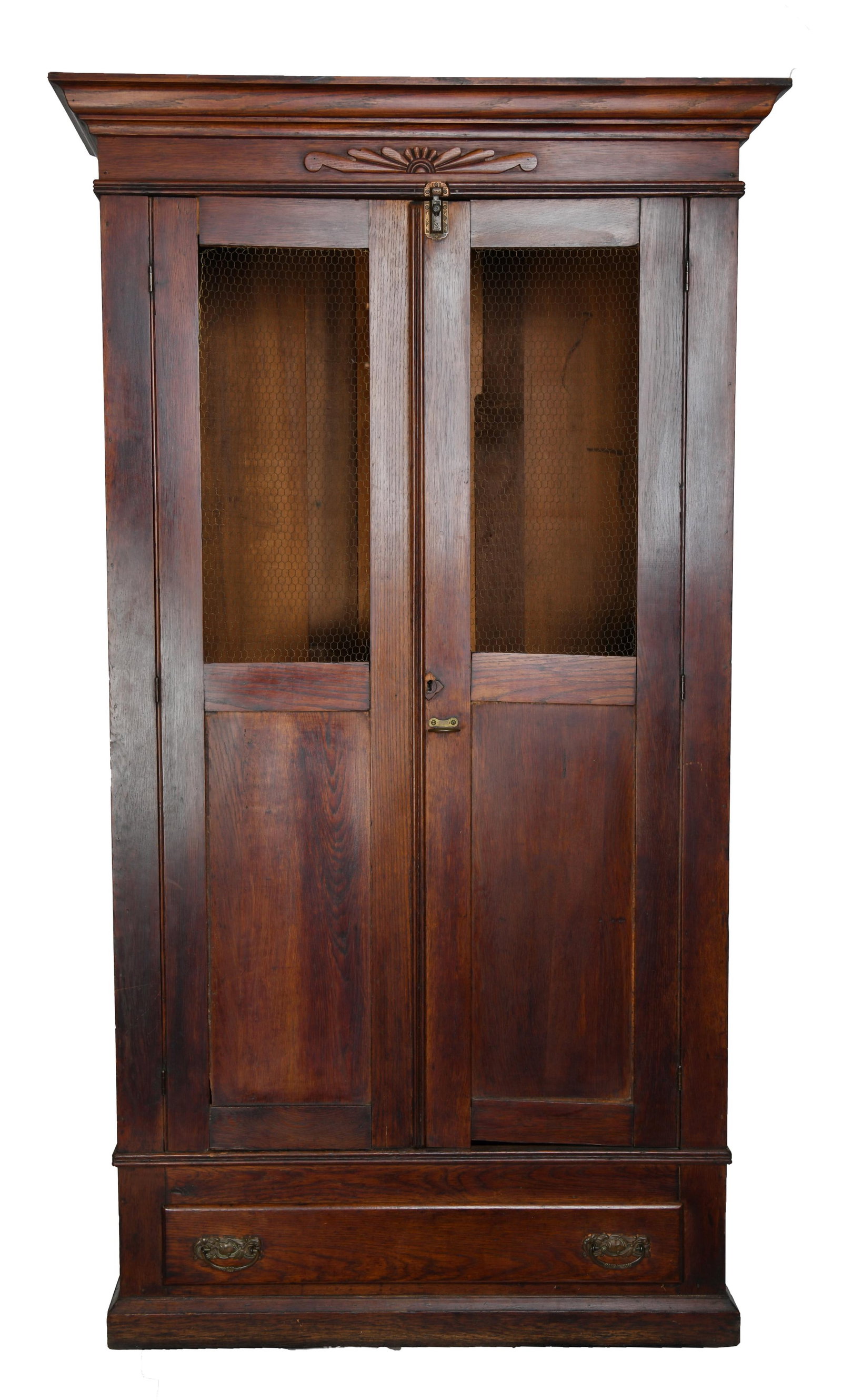 Antique Pie Safe Cabinet Storage Hutch (1 of 11)