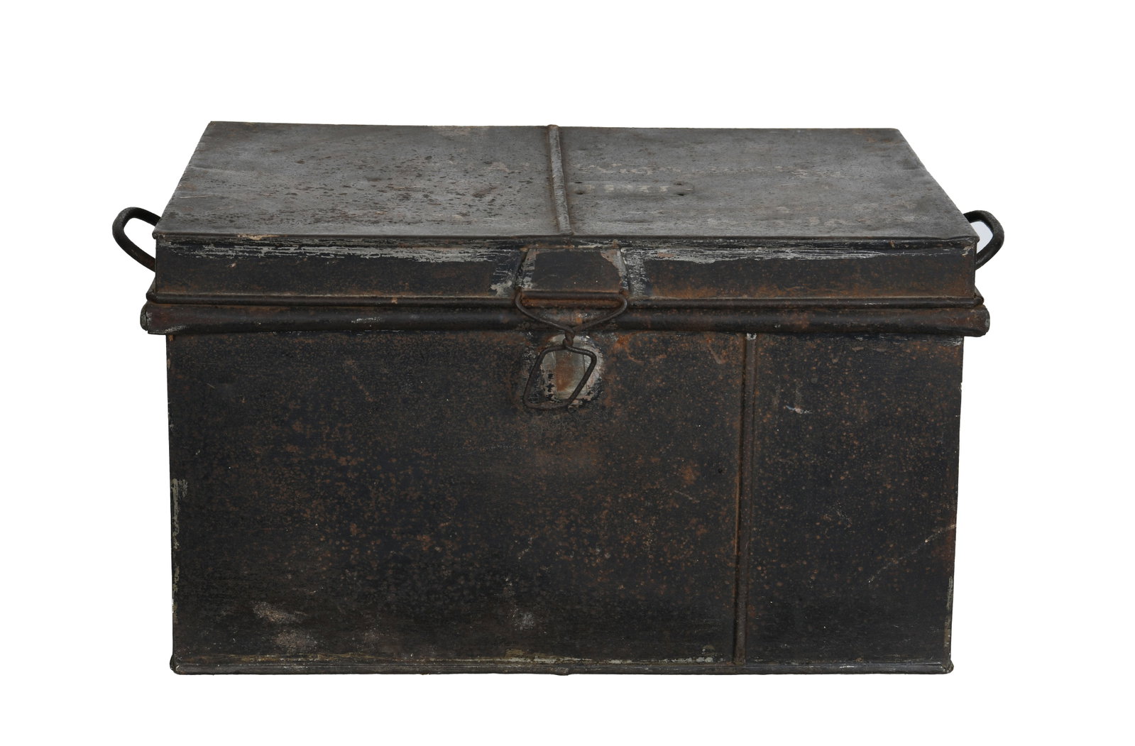 Antique Military Travel Trunk/Foreign Trade Chest (1 of 8)