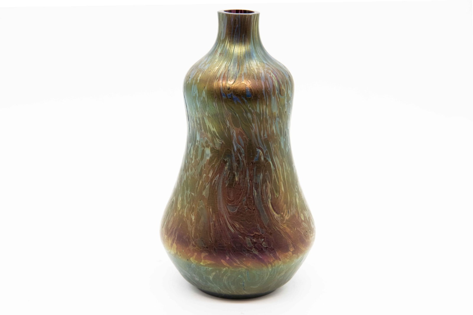 Iridescent Bohemian Art Glass Vase (1 of 7)
