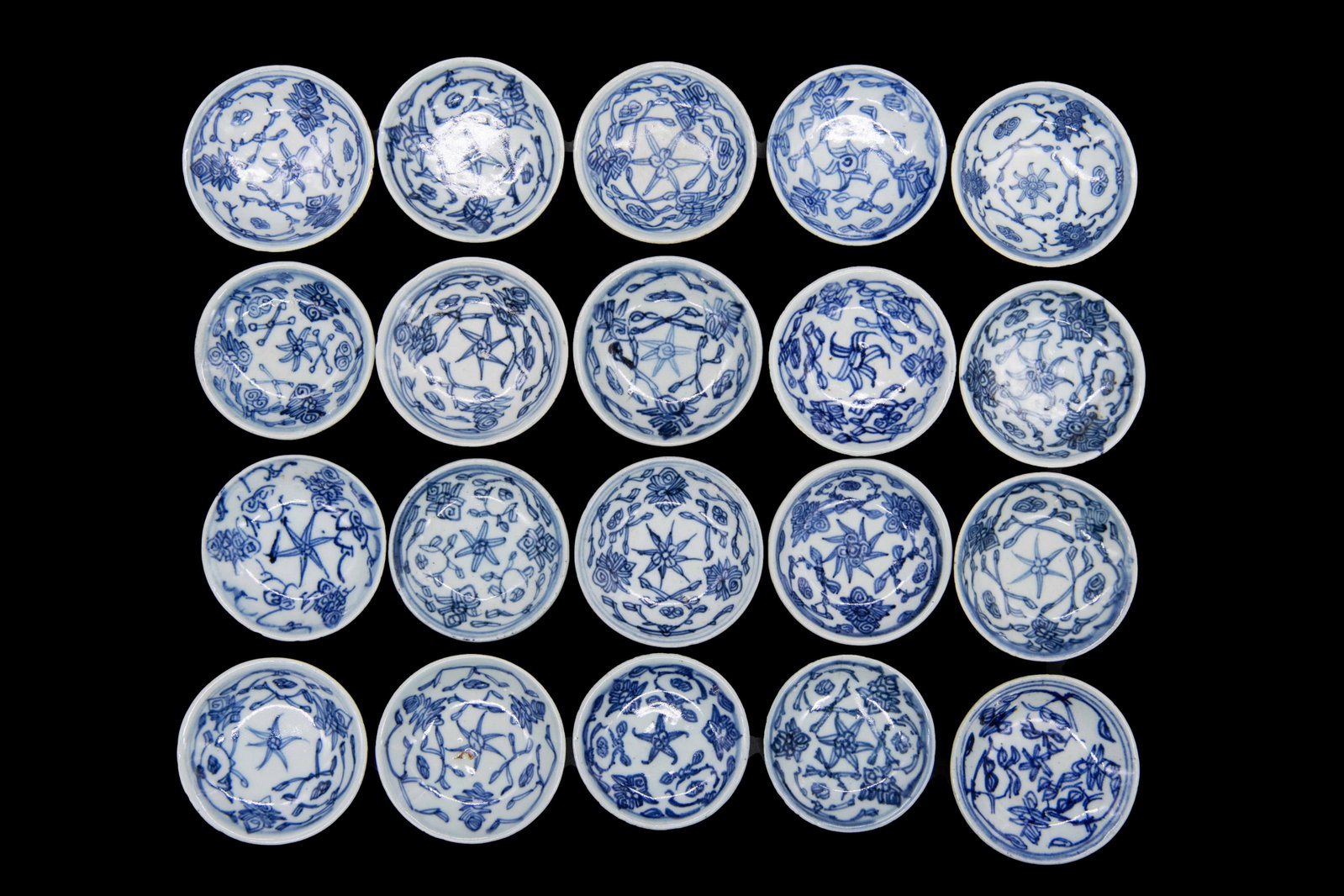 Group of 20 Handmade Chinese Sauce Dishes (1 of 2)