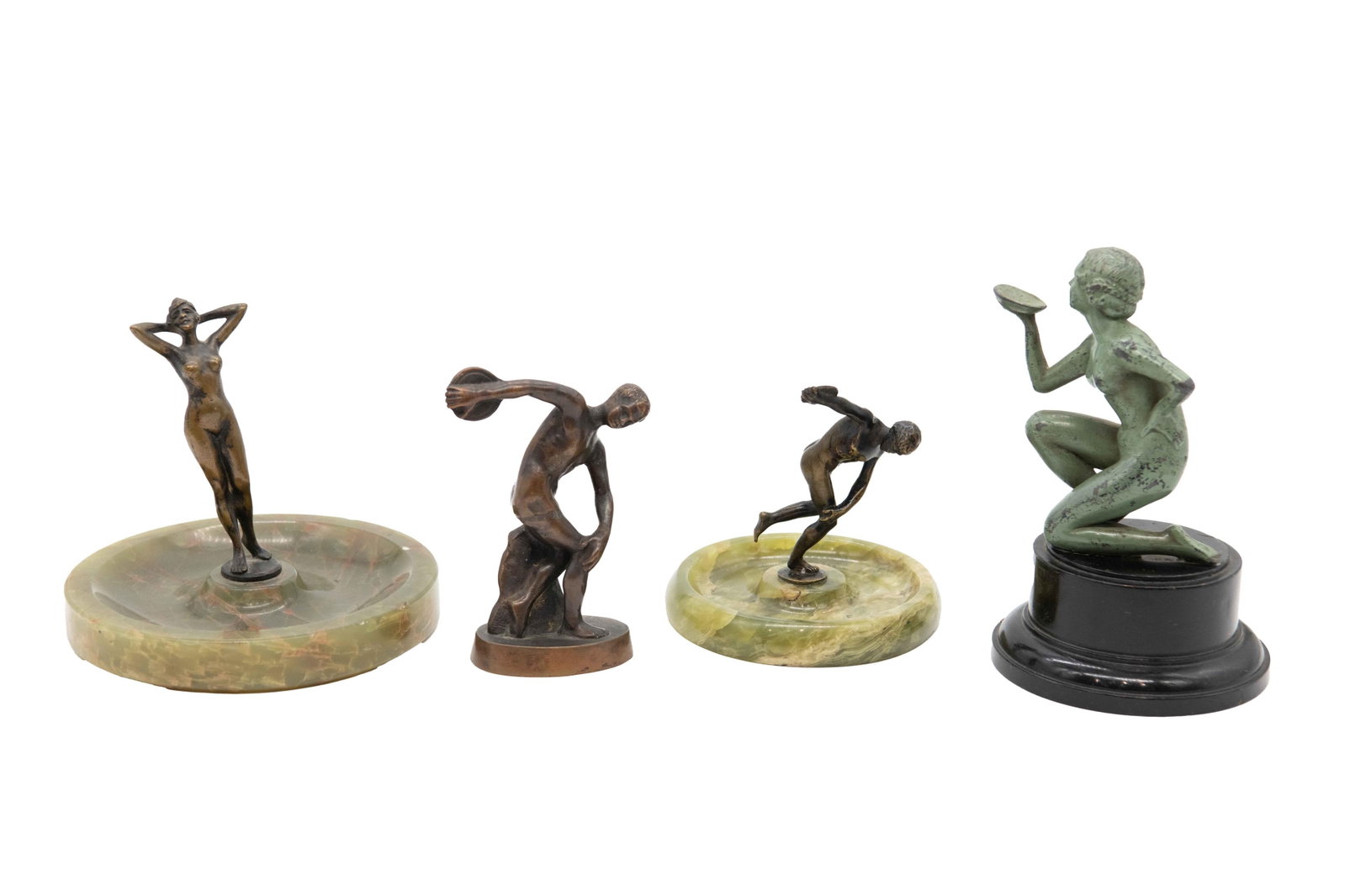 Group of 4 Art Deco Bronze (1 of 13)