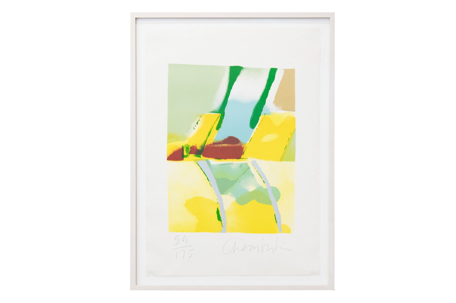 John Angus Chamberlain, 1927-2011, Flashback I, Lithograph on Paper: John Angus Chamberlain 1927-2011 Flashback I Lithograph on Paper Flashback I from the Flashback Suite No. 54 from a Limited edition of 175 Hand signed bottom right Approximate Image size: 27.75"