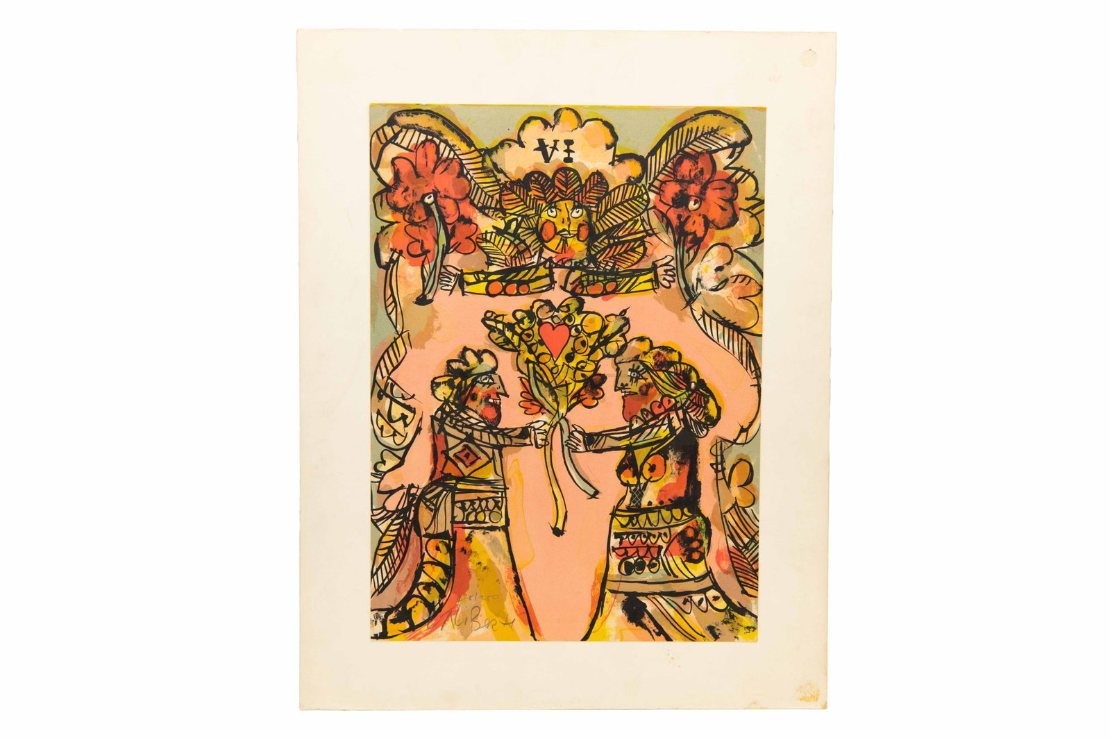 Norman Laliberte, Massachusetts 1925-2021, VI, Color Lithograph (1 of 3)