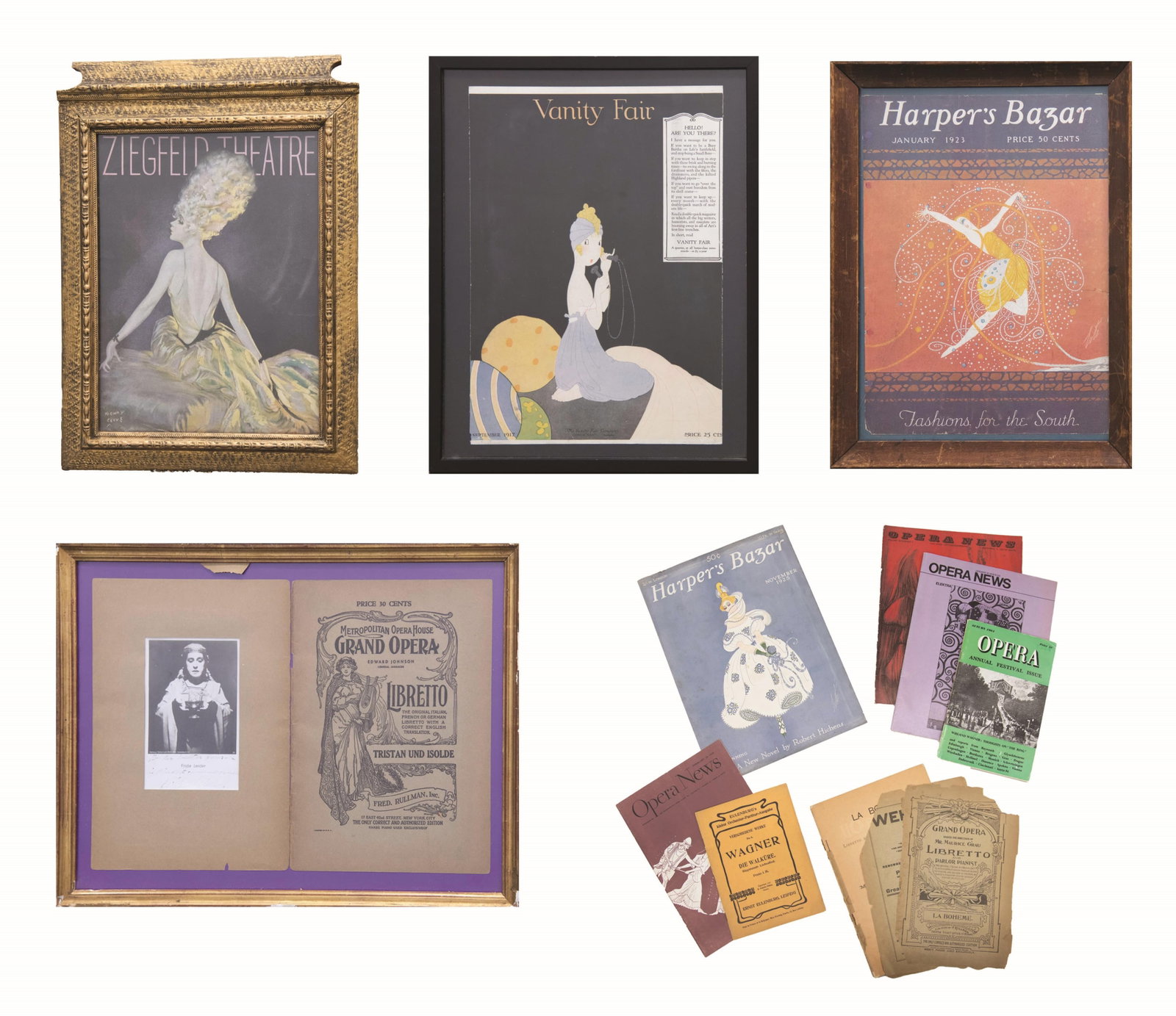 Group of Late 19th Century - Mid 20th Century Opera / Magazine Memorabilia (1 of 10)