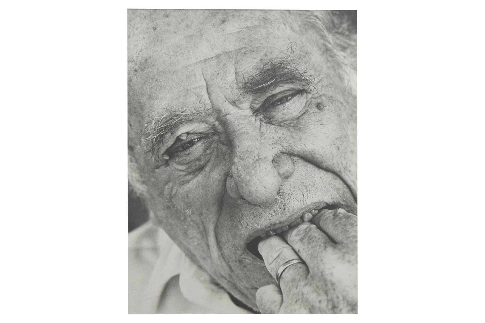 Herb Ritts, American 1952-2002, Charles Bukowski, c.1988, Photogravure (1 of 7)