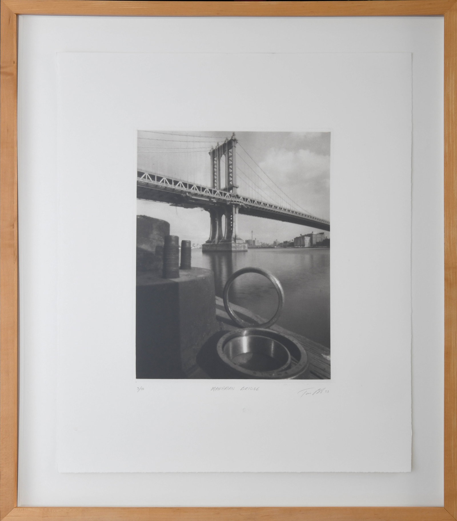 Tom Baril, American 1952-, Manhattan Bridge, 1993 (1 of 3)