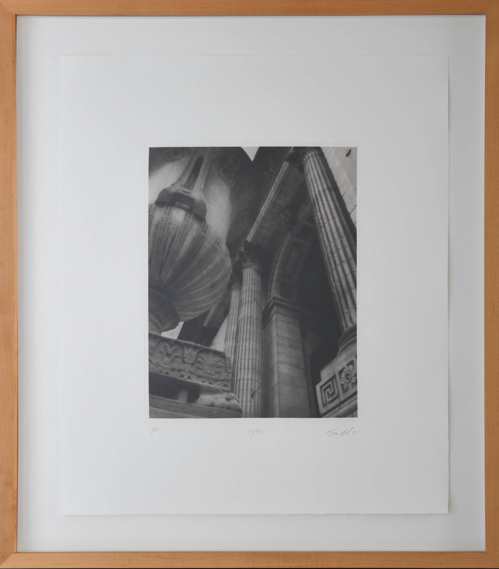 Tom Baril, American 1952-, New York Public Library NYPL, 1995 (1 of 3)