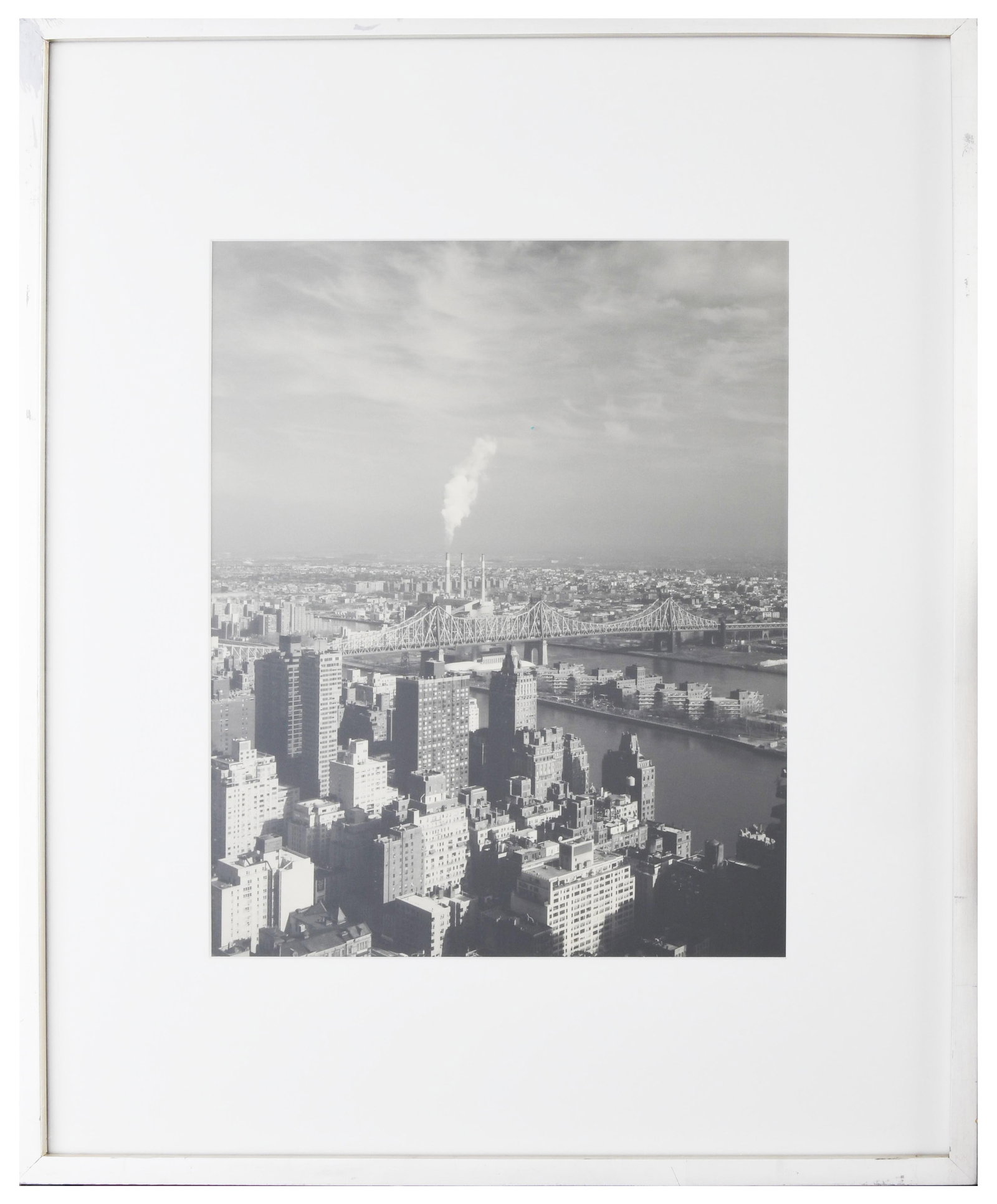Tom Baril, American 1952-, 59th Street Bridge, 1995, Edition 4/25, Silver Print: Tom Baril American, 1952- 59th Street Bridge, 1995, Edition 4/25 Silver Print On verso: 1995 Tom Baril 59th St Bridge TB #418 This photograph is limited to an edition of 25 This Print is No.4 and