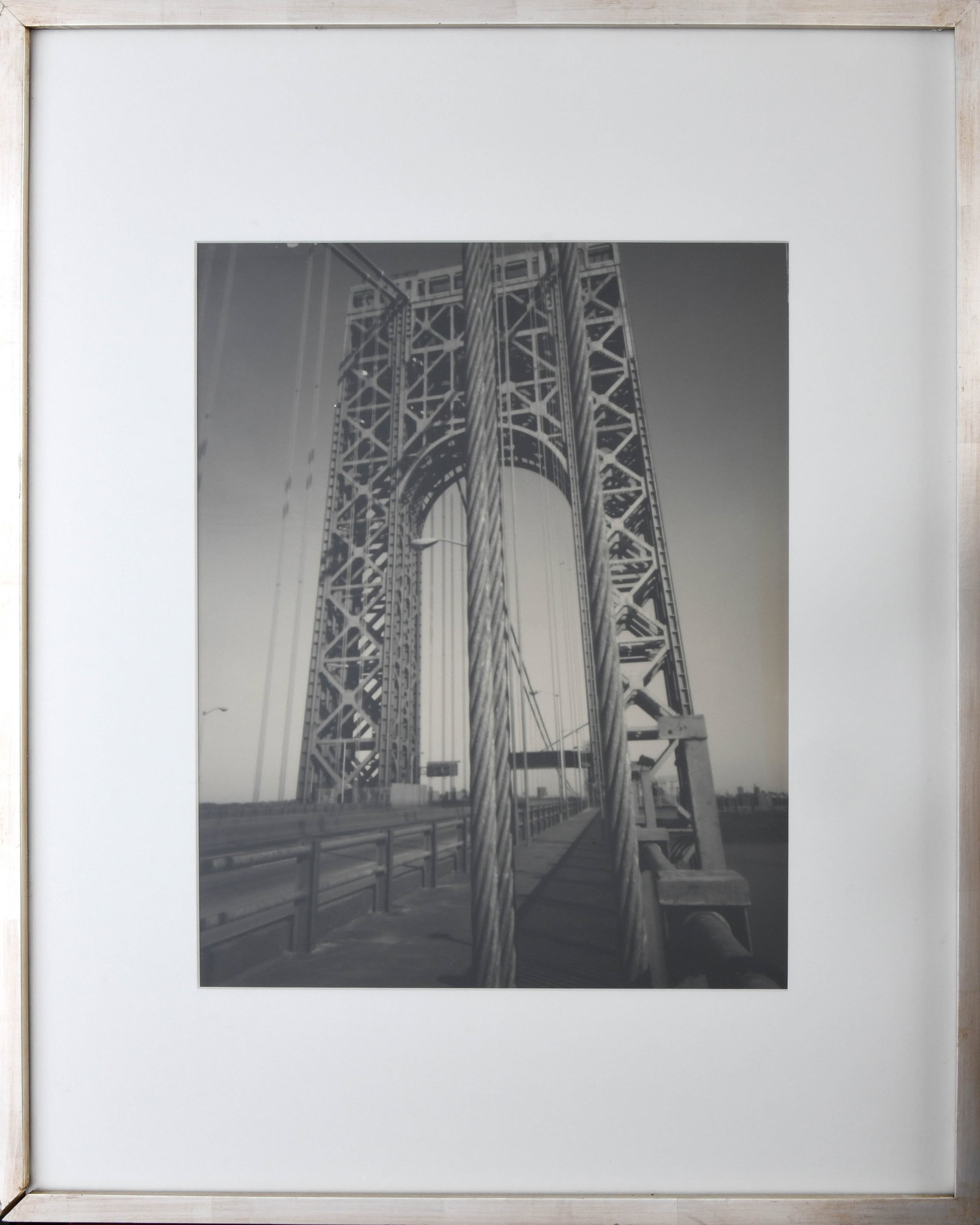 Tom Baril, American 1952-, George Washington Bridge, 1999, Edition 2/25, Silver Print: Tom Baril American, 1952- George Washington Bridge, 1999, Edition 2/25 Silver Print On verso: 1999 Tom Baril Geo Washington Bridge TB #608 This photograph is limited to an edition of 25 This Prin