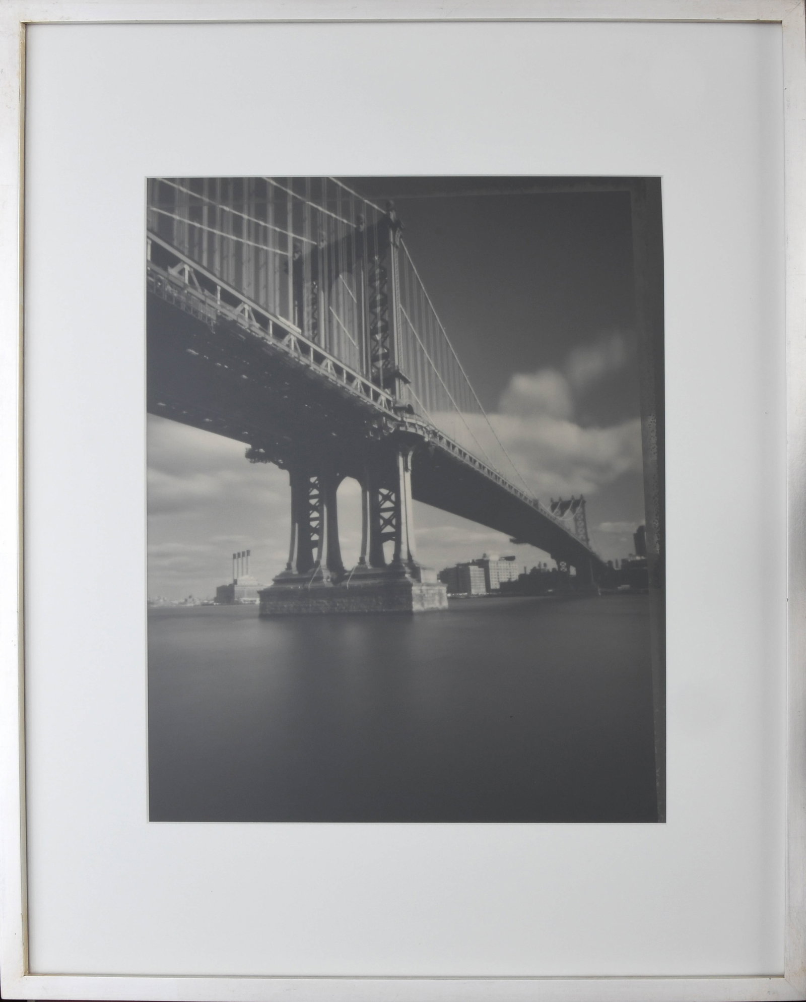 Tom Baril, American 1952-, Manhattan Bridge, 1993, Edition 3/25, Silver Print: Tom Baril American, 1952- Manhattan Bridge, 1993, Edition 3/25 Silver Print On verso: 1993 Tom Baril 59th St Bridge TB #612 This photograph is limited to an edition of 25 This Print is No.3 and wa