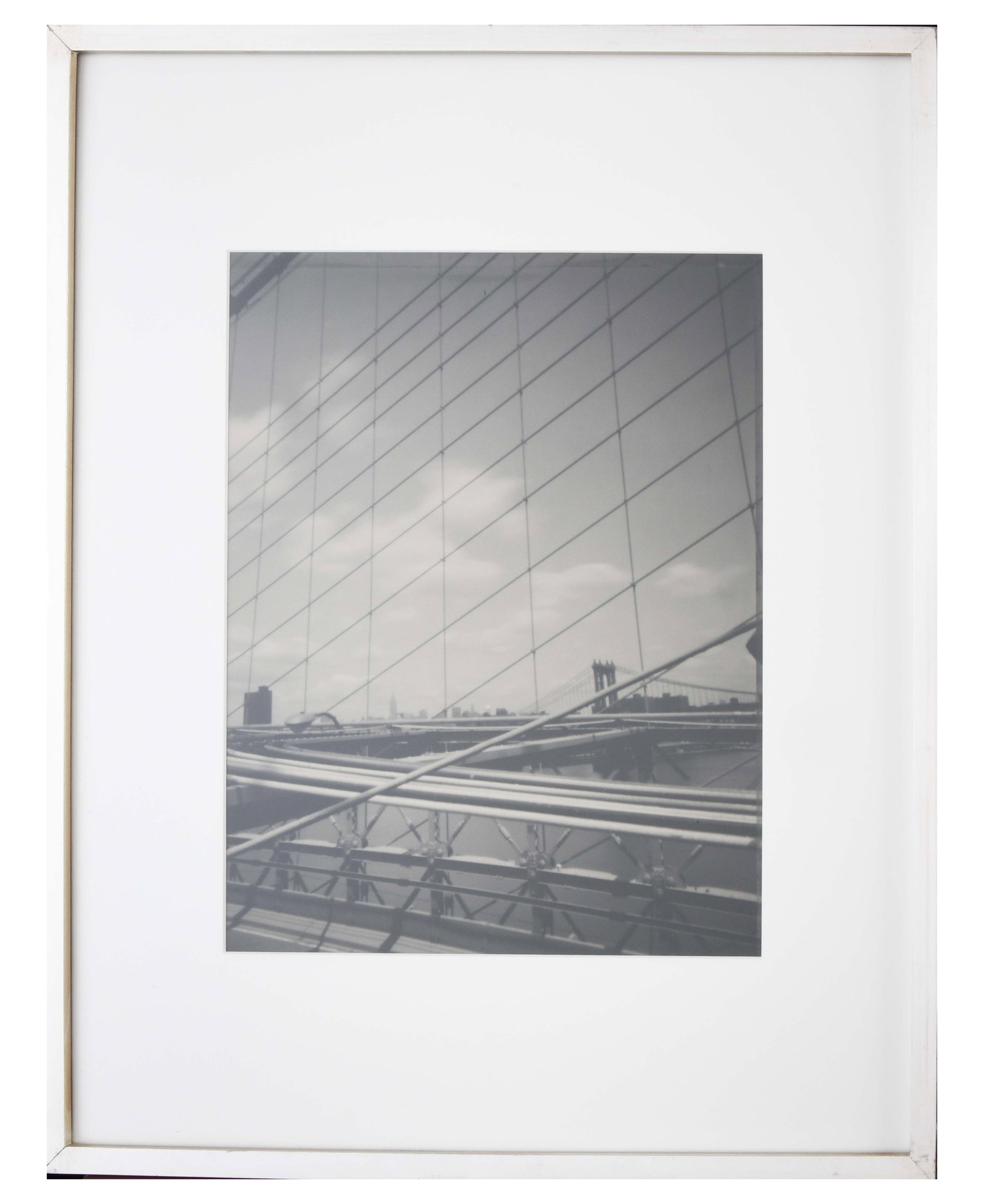 Tom Baril, American 1952-, View North from Brooklyn Bridge, 1993, Edition 5/25: Tom Baril American, 1952- View North from Brooklyn Bridge, 1993, Edition 5/25 On verso: 1993 Tom Baril View North F/BB TB #425 This photograph is limited to an edition of 25 This Print is No.5 and was