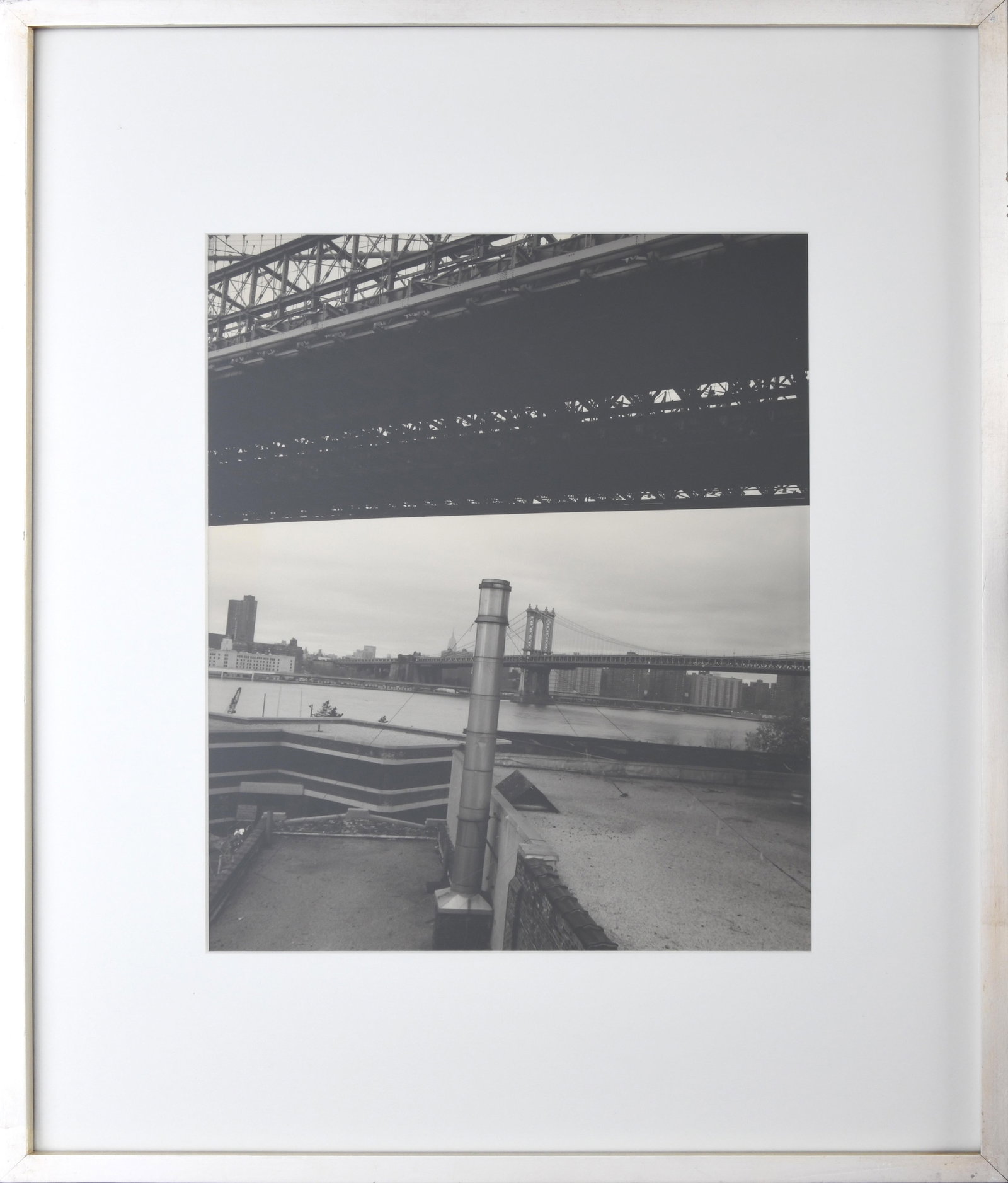 Tom Baril, American 1952-, Under the Brooklyn Bridge, 1996, Edition 5/25: Tom Baril American, 1952- Under the Brooklyn Bridge, 1996, Edition 5/25 On verso: 1996 Tom Baril The View From Brooklyn TB #505 This photograph is limited to an edition of 25 This Print is No.5 and wa