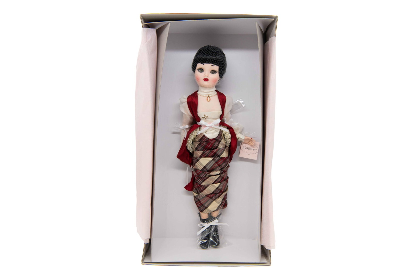 Madame Alexander ‘Imperial Weekend in Paris Cissy’ 49520 85th Anniversary Doll, 2008: Madame Alexander ‘Imperial Weekend in Paris Cissy’ 49520 85th Anniversary Doll, 2008 Box has minor dents and scuffing commensurate with age. Approximate box size: 6” H x 12.25”