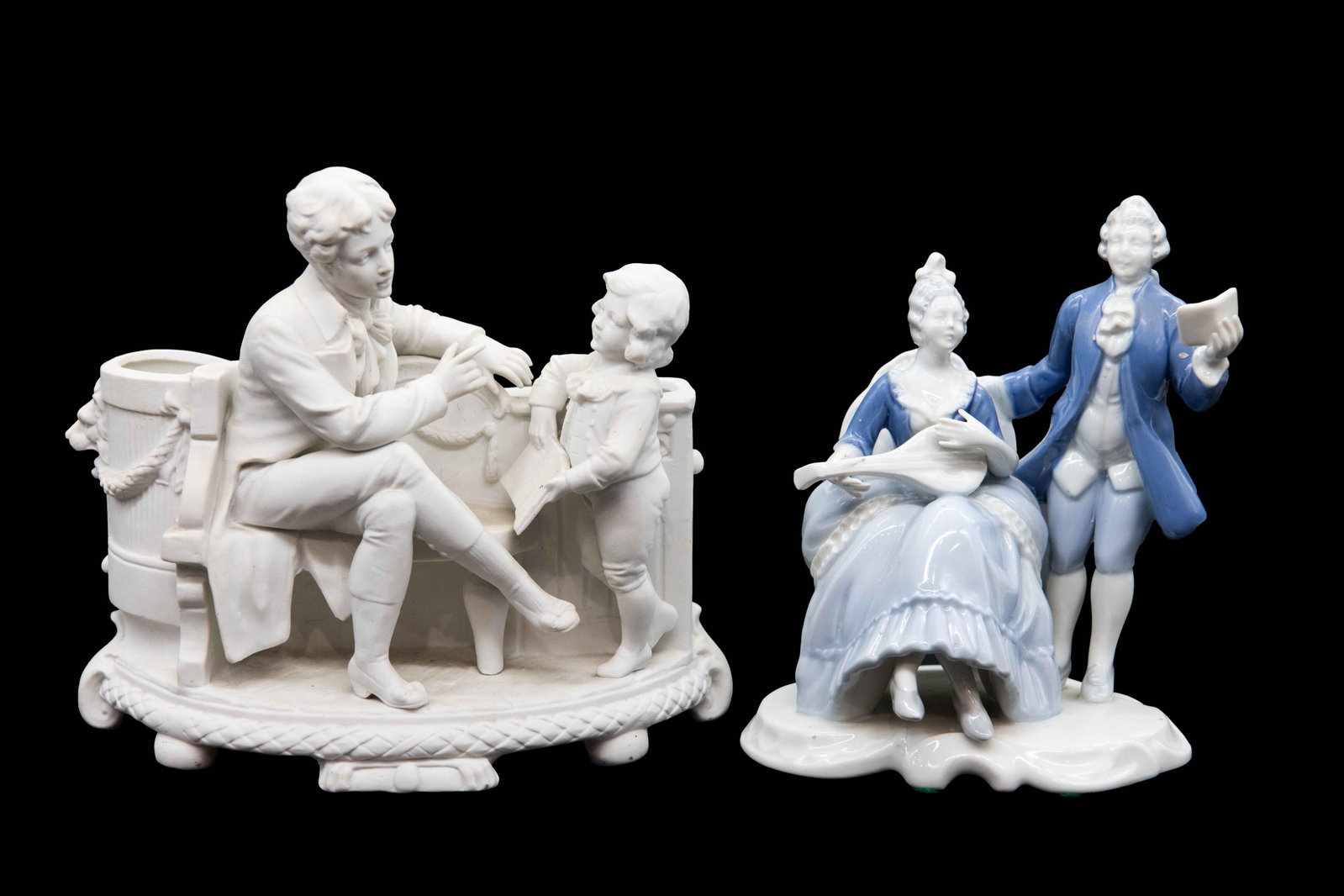 Porcelain Planter and Gerold Porzellan Bavaria Figurines (1 of 12)