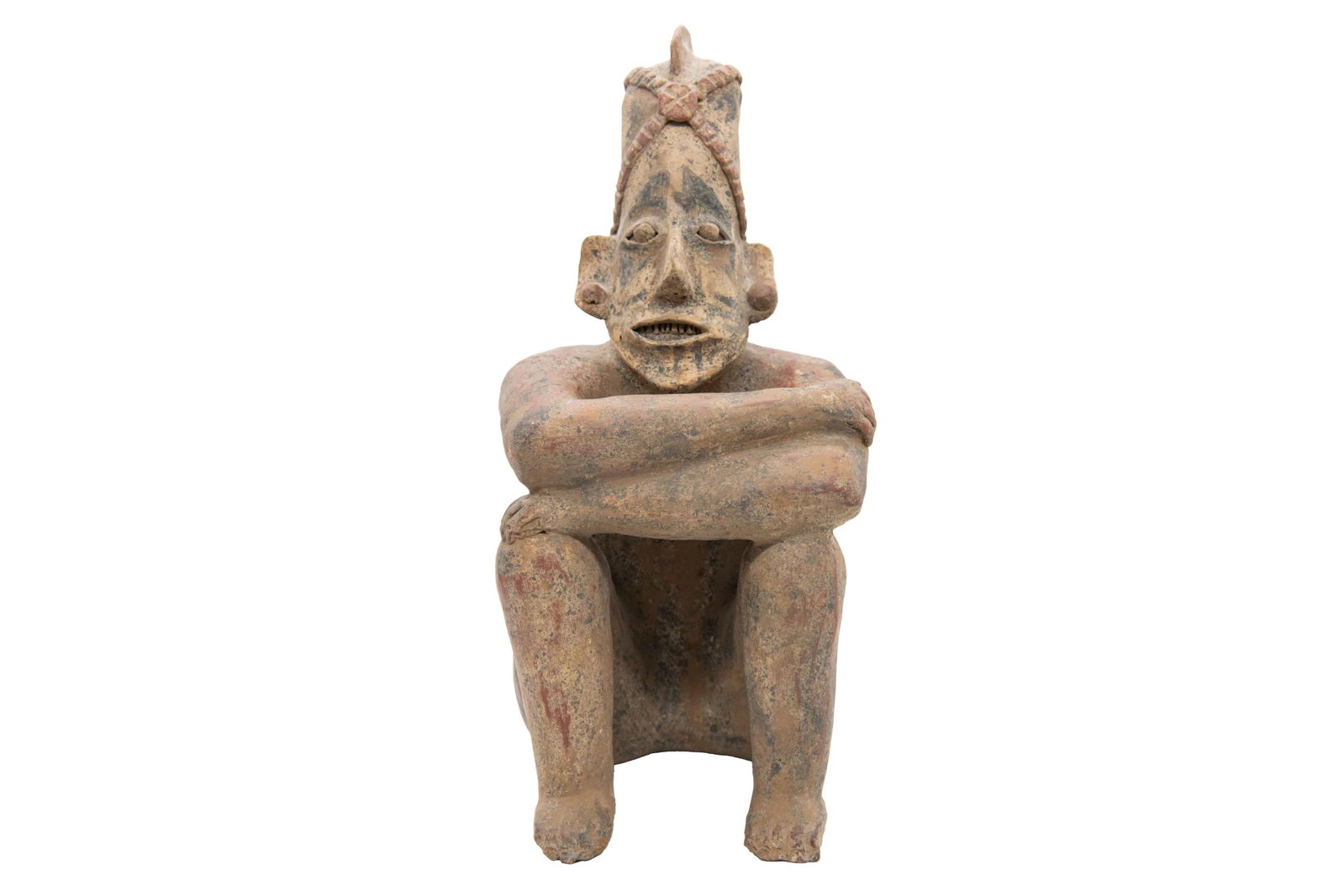 Pre-Columbian Jalisco Nayarit Seated Figure (1 of 17)
