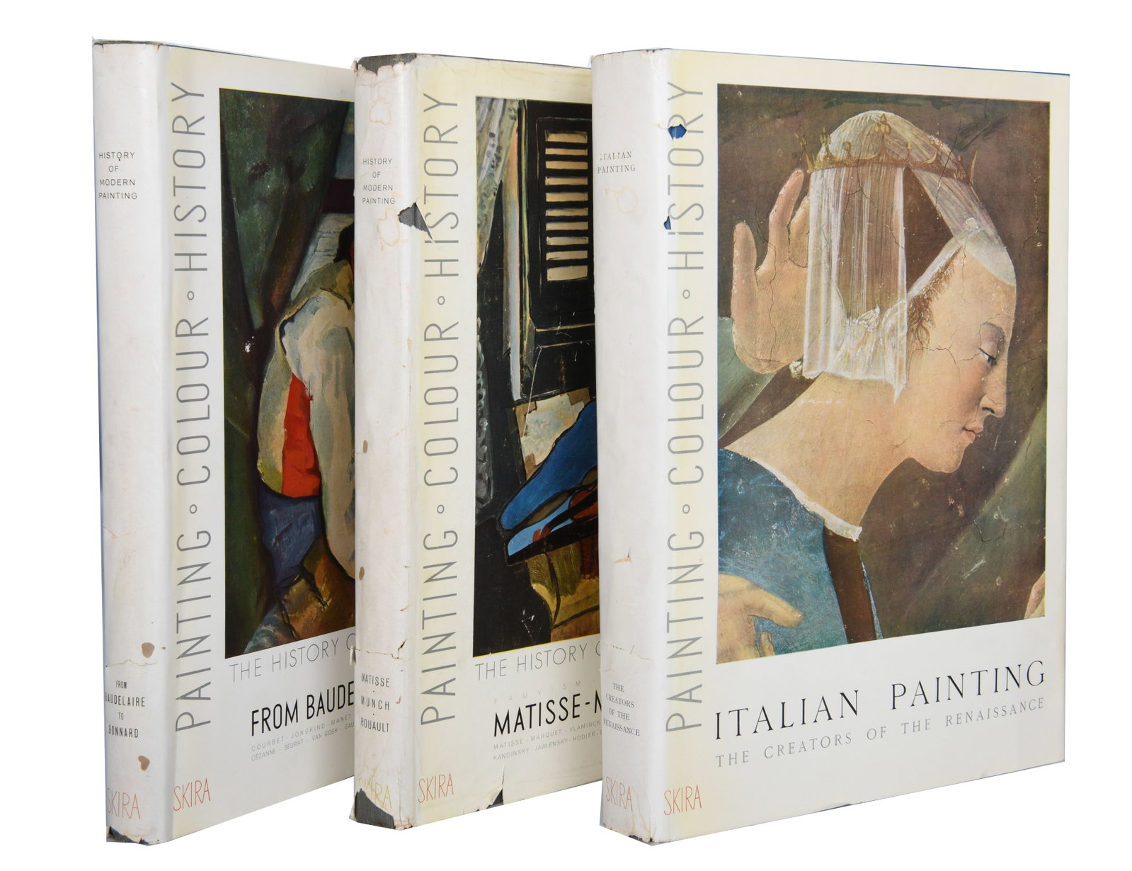 Group of 3, Painting, Colour, History Publ. Skira (1 of 9)