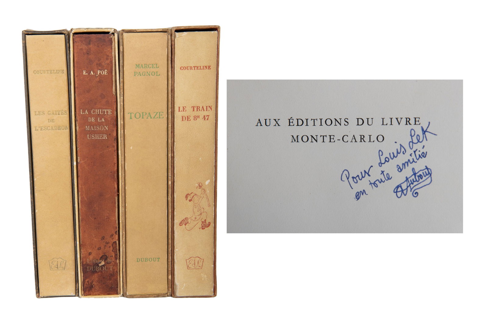 Four Volumes Illustrated by Dubout (1 of 11)