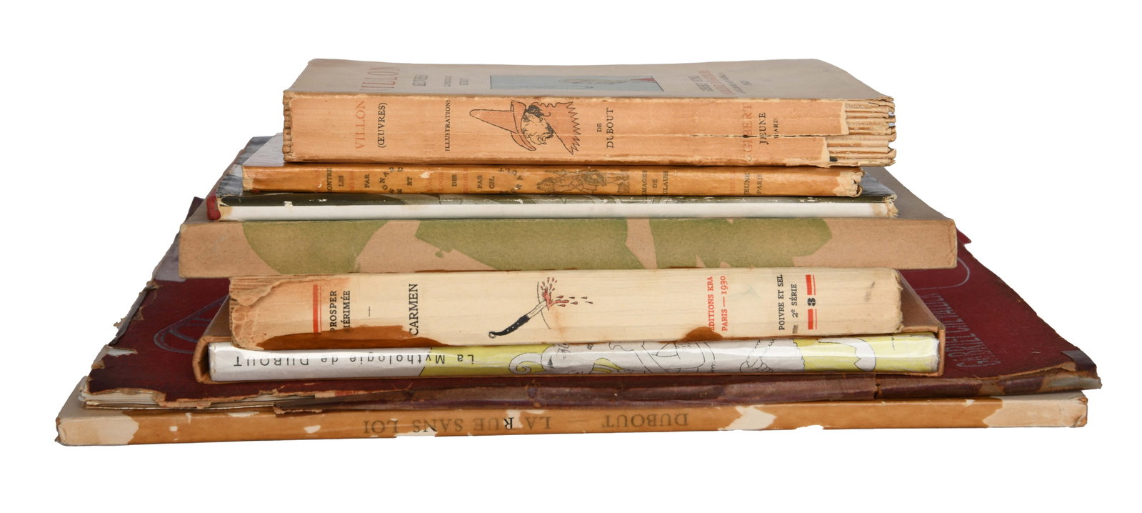 7 Dubout Books and 1 Clauss Book (1 of 17)