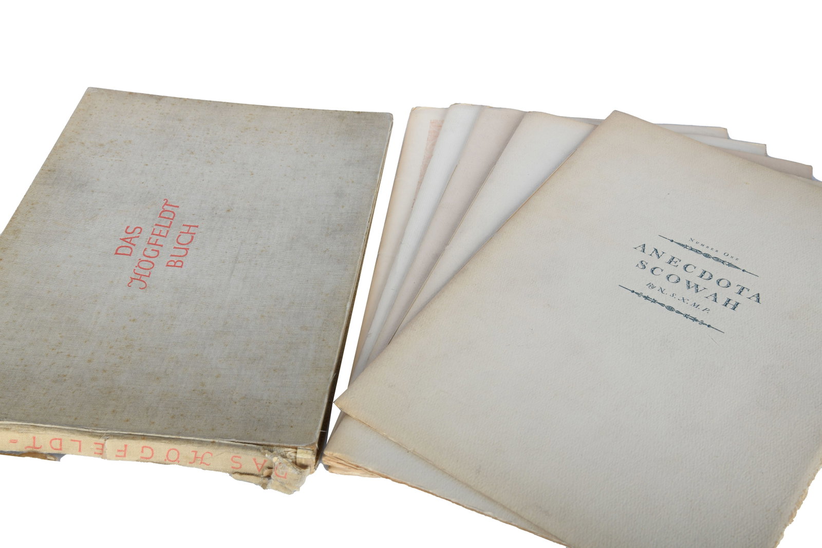 Das Hlogfeldt Buch & 5 Volumes of Anecdota Scowah (1 of 14)