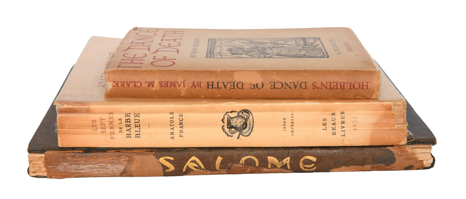 Group of 3 Books by Hans Holbein, Oscar Wilde: Group of 3 Books by Hans Holbein, Oscar Wilde 1. The Dance of Death: By Hans Holbein With an introduction and notes by James M. Clark 66 Woodcuts Published by Phaidon Press LTD. London Published by Ph