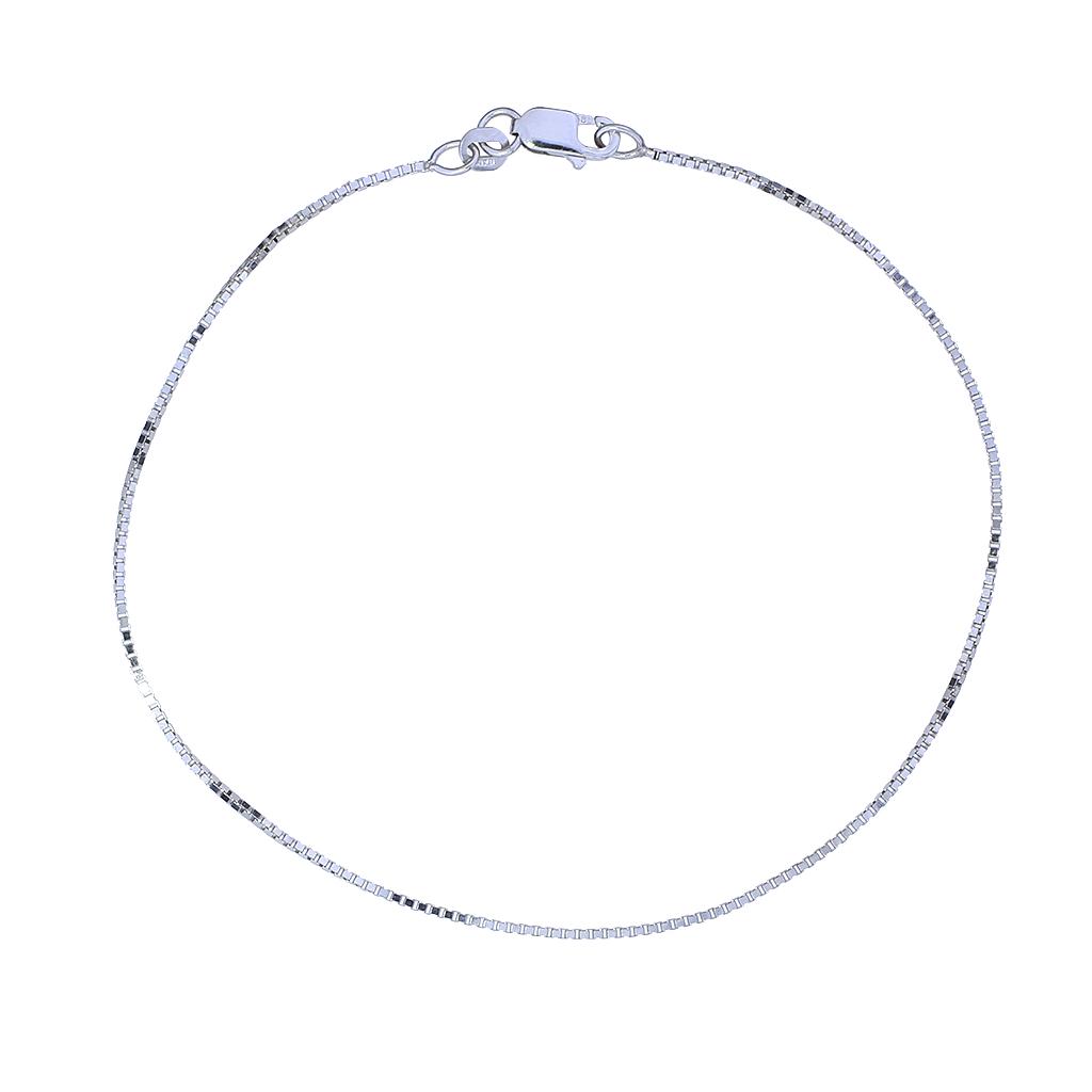 14K Box Chain Anklet (1 of 2)