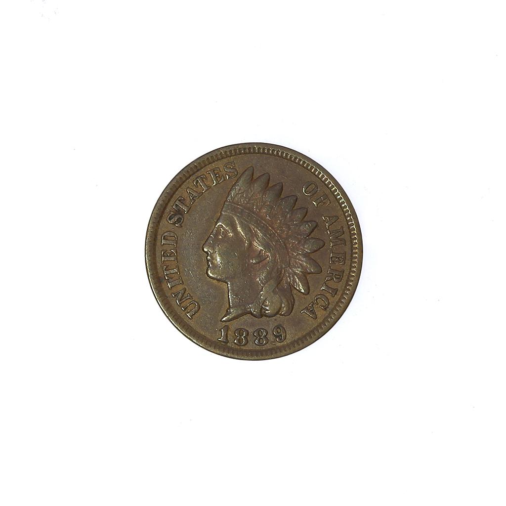1889 Indian Head Cent (1 of 2)