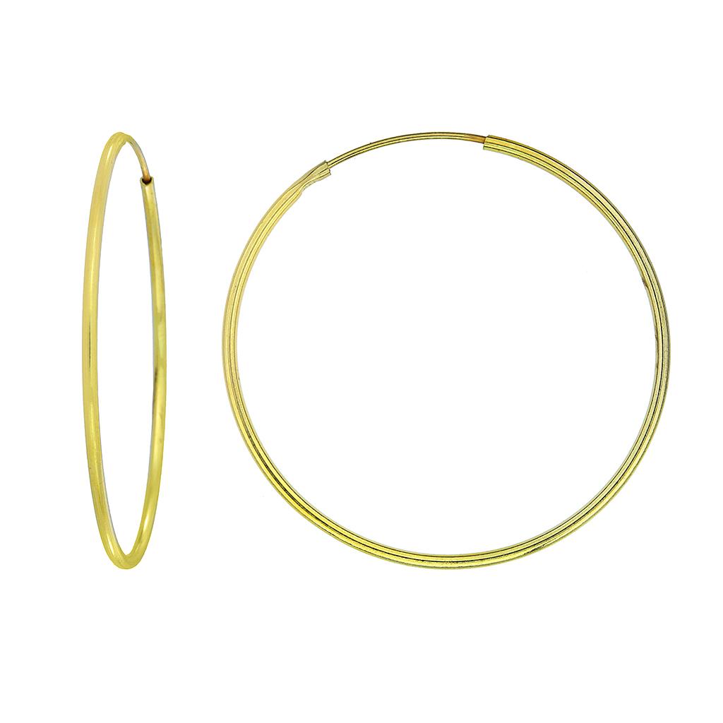 14K Circle Hoop Earrings (1 of 1)