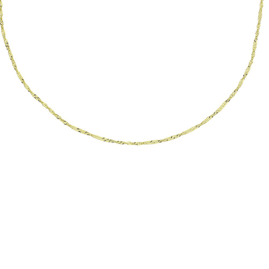 14K 19 3/4" Twisted Singapore Link Necklace (1 of 2)