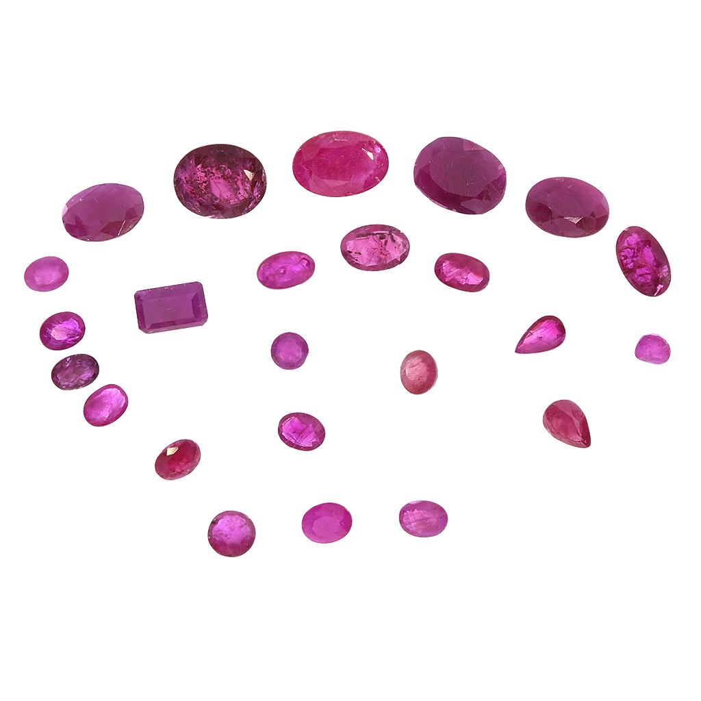 Ruby, Oval, Round, Pear, Emerald, 12.30ctw (1 of 1)
