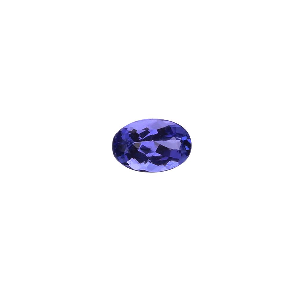 Tanzanite Loose, Oval, 0.67ctw: Materials: Tanzanite Total Carat Weight (ctw): 0.67ctw Shape/Cut: Oval Dimensions: 6.56x4.44mm Condition: Very Good: Very little wear to metal or gemstones including minute chips and abrasions visible